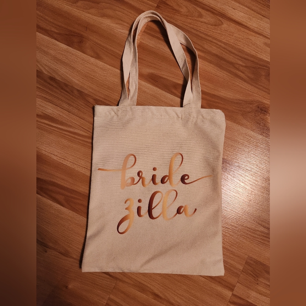 "Bridezilla" Canvas tote